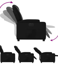 Relaxsessel Elektrisch Schwarz Kunstleder