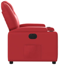 Relaxsessel Elektrisch Rot Kunstleder