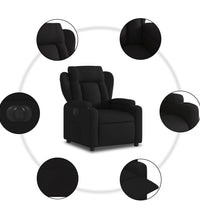 Relaxsessel Elektrisch Schwarz Stoff