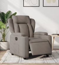 Relaxsessel Elektrisch Taupe Stoff