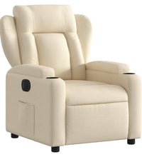 Relaxsessel Elektrisch Creme Stoff