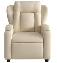 Relaxsessel Elektrisch Creme Stoff