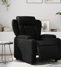 Relaxsessel Elektrisch Schwarz Kunstleder