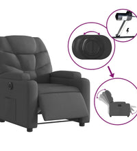 Relaxsessel Elektrisch Schwarz Stoff