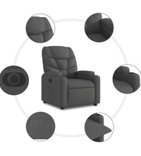 Relaxsessel Elektrisch Schwarz Stoff