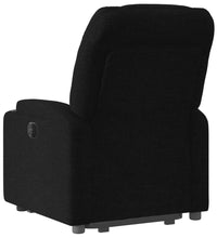 Relaxsessel mit Aufstehhilfe Elektrisch Schwarz Stoff