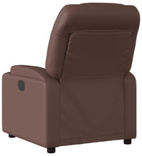 Massagesessel Elektrisch Braun Kunstleder