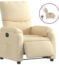 Relaxsessel Elektrisch Creme Stoff