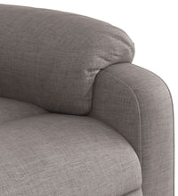 Massagesessel mit Aufstehhilfe Taupe Stoff