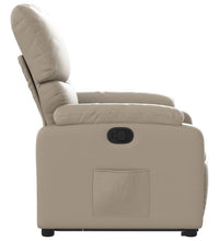 Relaxsessel mit Aufstehhilfe Cappuccino-Braun Kunstleder