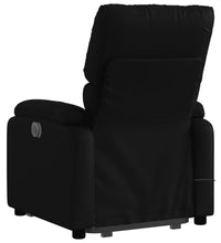 Massagesessel mit Aufstehhilfe Schwarz Kunstleder