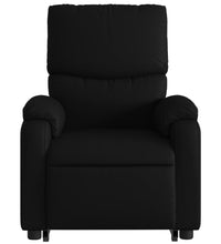 Massagesessel mit Aufstehhilfe Elektrisch Schwarz Kunstleder