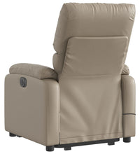 Massagesessel mit Aufstehhilfe Elektrisch Cappuccino Kunstleder