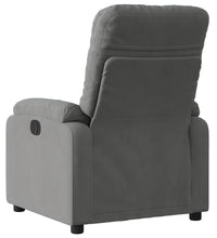 Relaxsessel Elektrisch Dunkelgrau Mikrofasergewebe