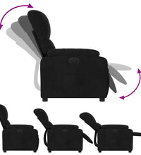 Relaxsessel Elektrisch Schwarz Mikrofasergewebe