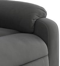 Massagesessel Elektrisch Dunkelgrau Mikrofasergewebe