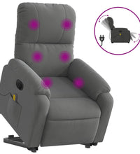 Massagesessel Aufstehhilfe Elektrisch Dunkelgrau