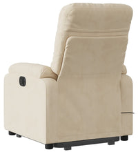 Massagesessel Aufstehhilfe Elektrisch Creme Mikrofasergewebe
