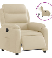 Relaxsessel Elektrisch Creme Stoff
