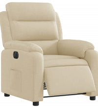 Relaxsessel Elektrisch Creme Stoff