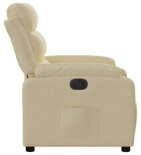 Relaxsessel Elektrisch Creme Stoff