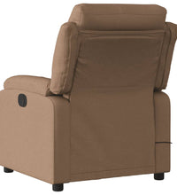 Massagesessel Elektrisch Braun Stoff