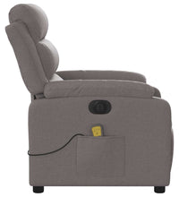 Massagesessel Elektrisch Taupe Stoff