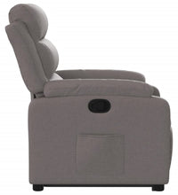 Relaxsessel mit Aufstehhilfe Taupe Stoff