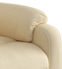 Relaxsessel mit Aufstehhilfe Creme Stoff