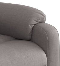 Relaxsessel mit Aufstehhilfe Elektrisch Taupe Stoff