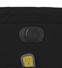 Elektrischer Massagesessel mit Aufstehhilfe Schwarz Stoff