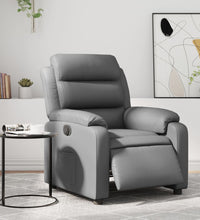 Relaxsessel Elektrisch Grau Kunstleder