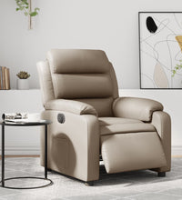 Relaxsessel Elektrisch Cappuccino-Braun Kunstleder