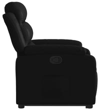 Relaxsessel mit Aufstehhilfe Schwarz Kunstleder