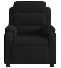 Massagesessel Elektrisch Schwarz Samt
