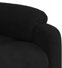 Massagesessel Elektrisch Schwarz Samt