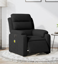 Massagesessel Elektrisch Schwarz Samt