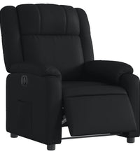 Relaxsessel Elektrisch Schwarz Kunstleder