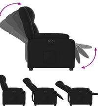 Relaxsessel Elektrisch Schwarz Kunstleder
