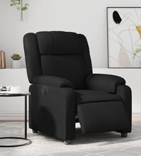 Relaxsessel Elektrisch Schwarz Kunstleder
