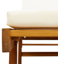 Sonnenliegen 2 Stk. mit Tisch Massivholz Akazie