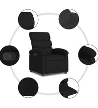 Relaxsessel Schwarz Stoff