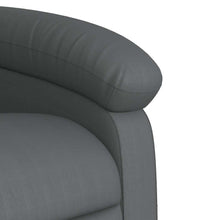 Relaxsessel Grau Kunstleder
