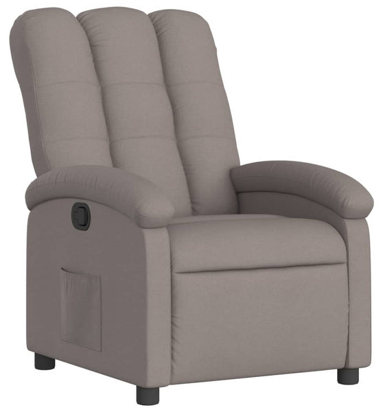 Relaxsessel Taupe Stoff