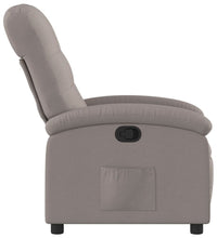 Relaxsessel Taupe Stoff