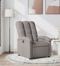 Relaxsessel Taupe Stoff