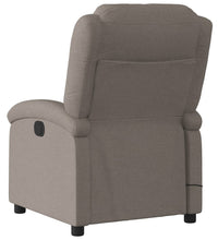 Massagesessel Taupe Stoff