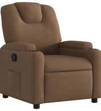 Relaxsessel Braun Stoff
