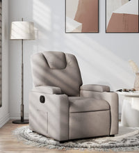 Relaxsessel Taupe Stoff