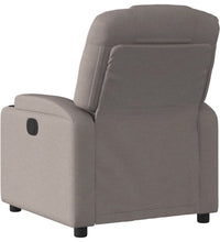 Massagesessel Taupe Stoff